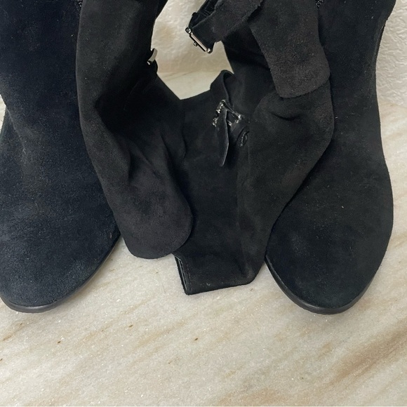 Sam Edelman boots thigh high Sable suede black sz 6 - Picture 6 of 13